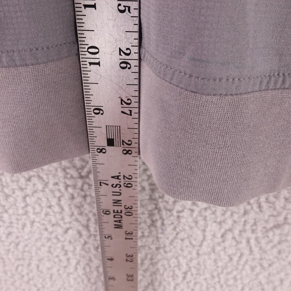 TravisMathew Mens Full Zip Hooded Jacket Grey Large Lightweight Performance L - Picture 6 of 8